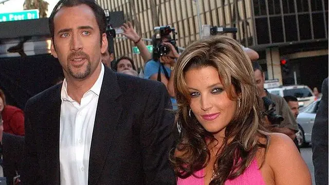 Lisa Marie y Nicolas Cage