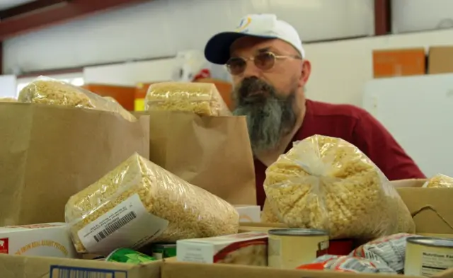 Пункт раздачи еды