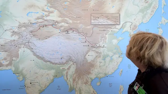 चीन की मानचित्र