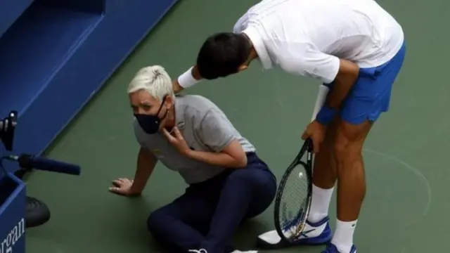 Новак Джокович на US Open 2020