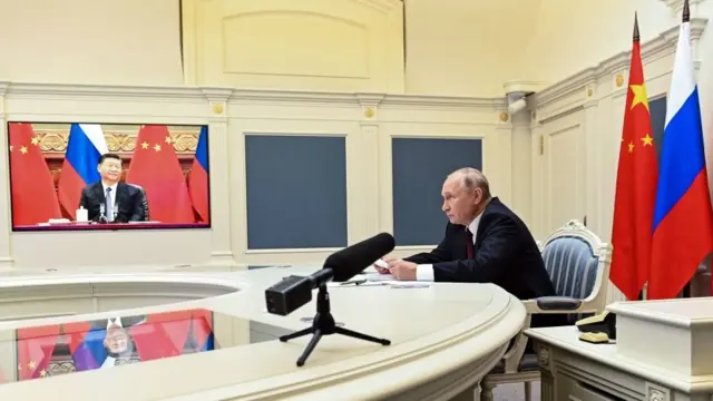 Vladimir Putin y Xi Jinping