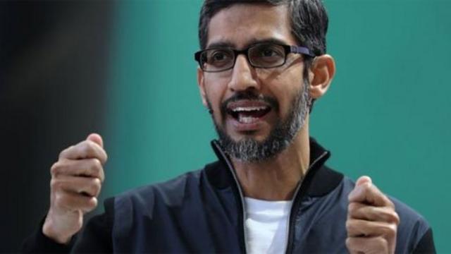 Director ejecutivo de Google, Sundar Pichai