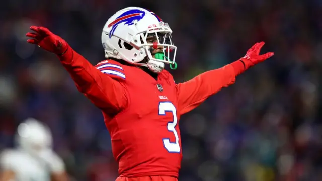 El futbolista de los Buffalo Bills Damar Hamlin
