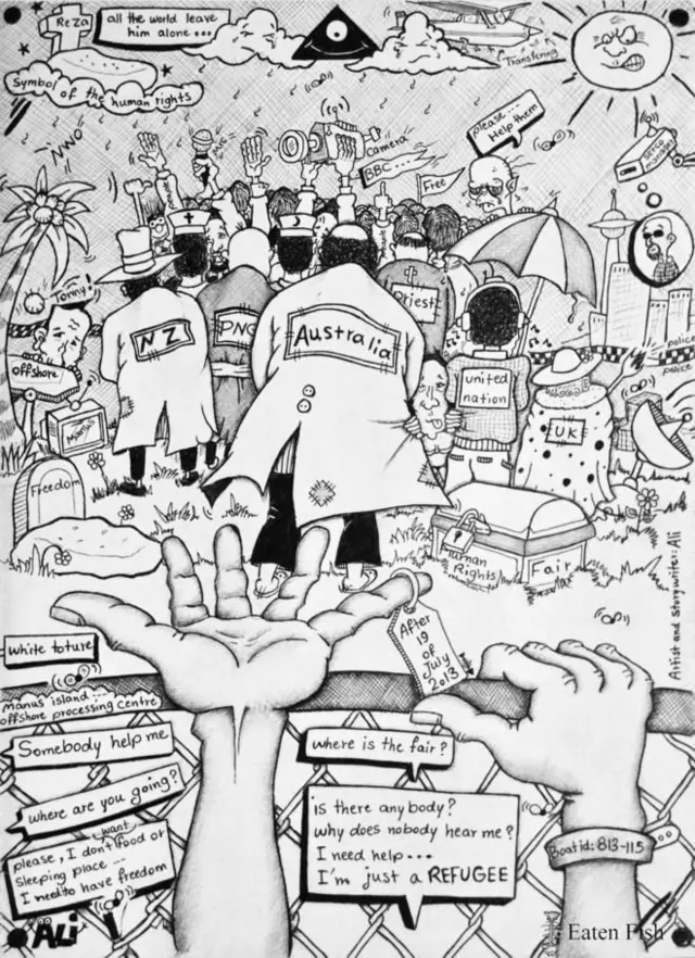 Ali Dorani cartoon