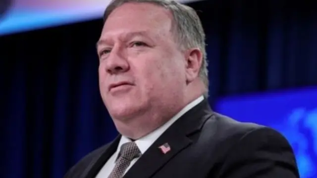 মার্কিন পররাষ্ট্রমন্ত্রী মাইক পম্পেও। চীনের ওপর ক্রমাগত চাপ তৈরির প্রধান কারিগর।