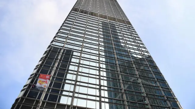 Banner on skycraper