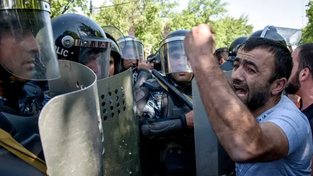 Протесты в Ереване