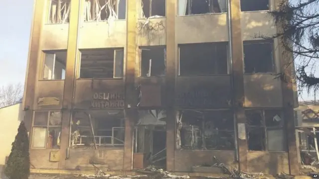 Разрушенное здание