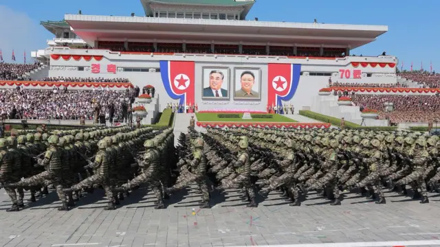 رژه نظامی در پیونگ یانگ