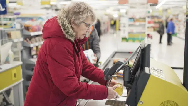 Caja de autoservicio