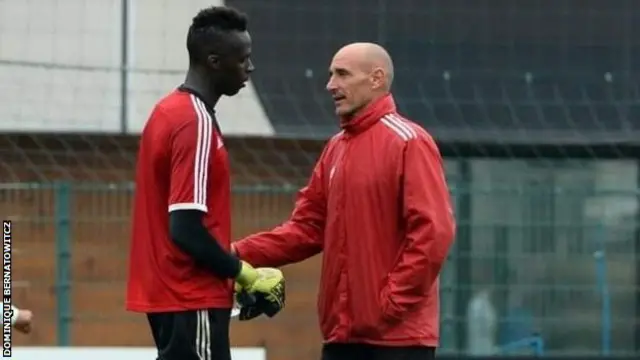 Dominique Bernatowitcz et Edouard Mendy