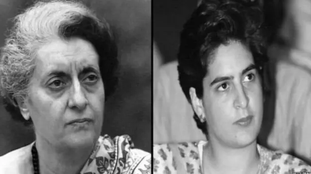 இந்திரா காந்தி மற்றும் பிரியங்கா காந்தி