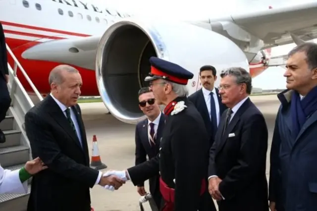 Erdoğan Londonda
