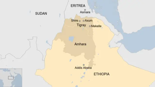 Ramani ya Ethiopia