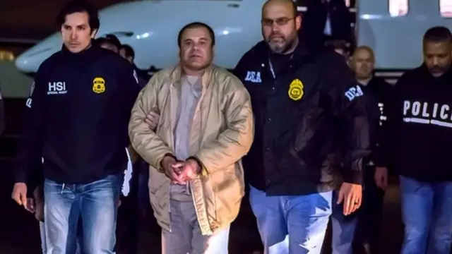 El Chapo sendo preso