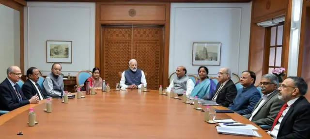 మంగళవారం భద్రతా వ్యవహారాల కేబినెట్ కమిటీ సమావేశాన్ని నిర్వహించిన ప్రధాని నరేంద్ర మోదీ