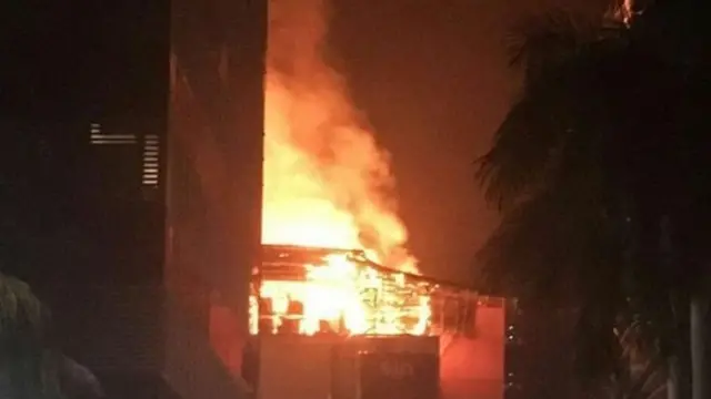 મુંબઈની કમલા મિલમાં આવેલું ઘટનાસ્થળ