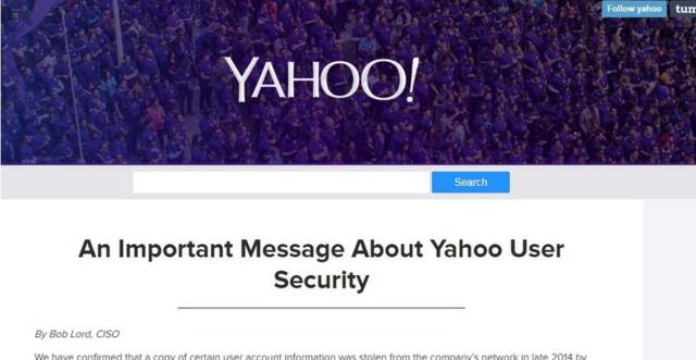 Yahoo опубликовала данные об утечке на своей блог-платформе Tumblr