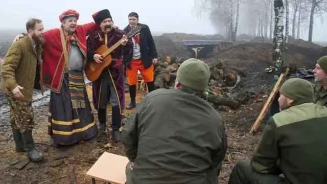 різдво артисти солдати