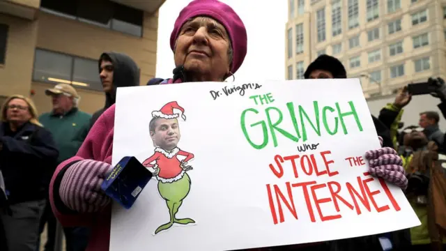 Protesta a favor de la neutralidad de la red