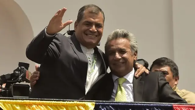 Rafael Correa y Lenín Moreno