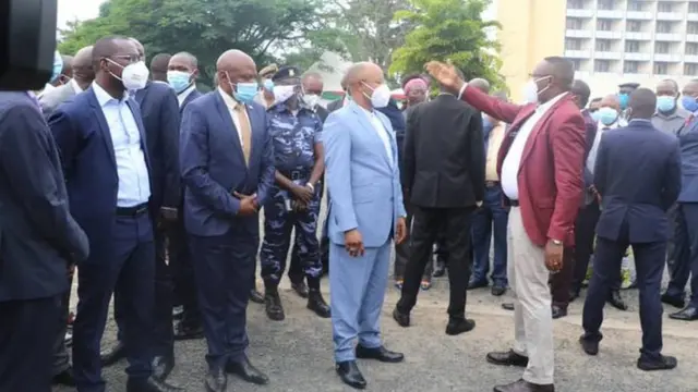 Umushikirangaji wa mbere Alain Guillaume Bunyoni kuri Source du Nil