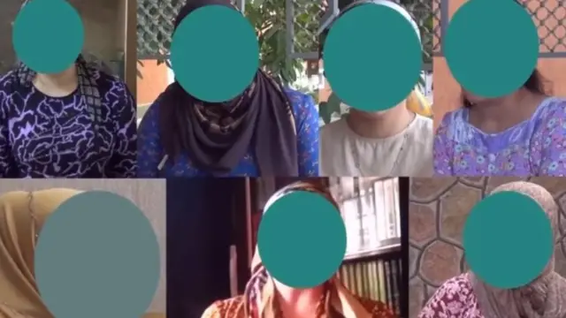 Ариза билан чиққан аёллар