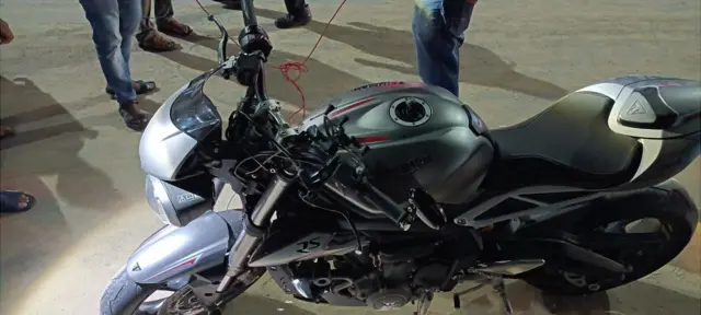 ప్రమాదం జరిగినప్పుడు సాయి ధరమ్ తేజ్ ప్రయాణిస్తున్న బైక్ ఇదే