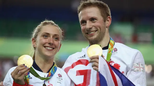 Laura Trott e Jason Kenny