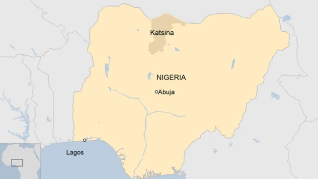 Mapa de Nigeria