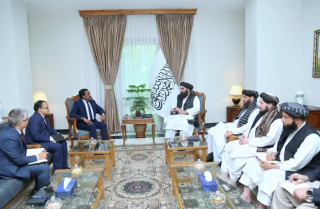 دیدار در وزارت خارجه طالبان در کابل