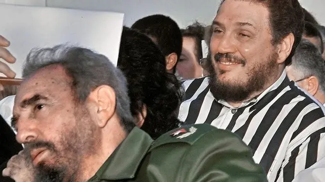 Fidel Castro y su hijo