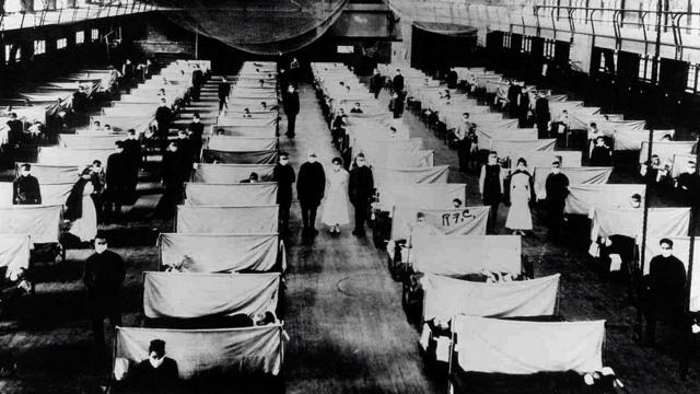 Durante la epidemia de la influenza de 1918, tuvieron que adecuar bodegas para mantener a las personas infectadas en cuarentena.