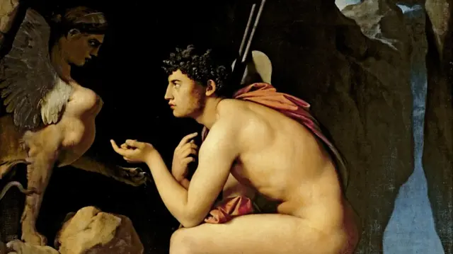 Edipo y la Esfinge, por Ingres