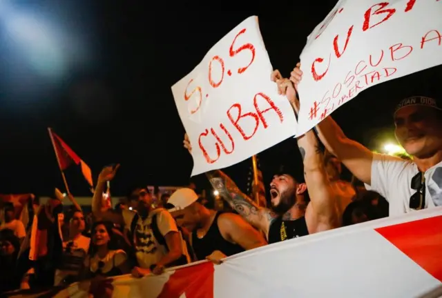 ક્યુબામાં વિરોધપ્રદર્શન