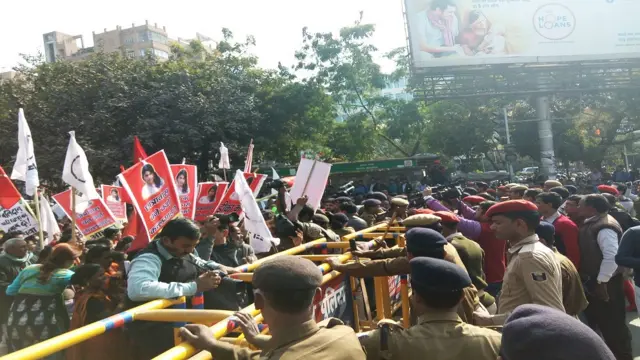 पटना में प्रदर्शन