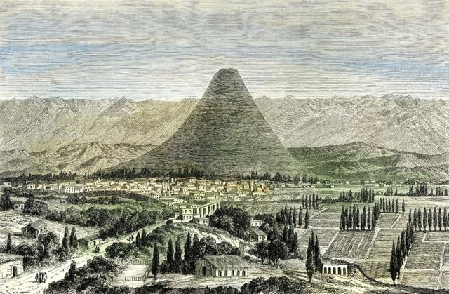 Arequipa, grabado del siglo XIX.