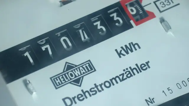 Almanya'da bir elektrik saati