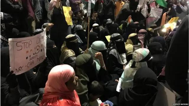 हैदराबाद में भी महिलाओं ने विरोध प्रदर्शन किया था