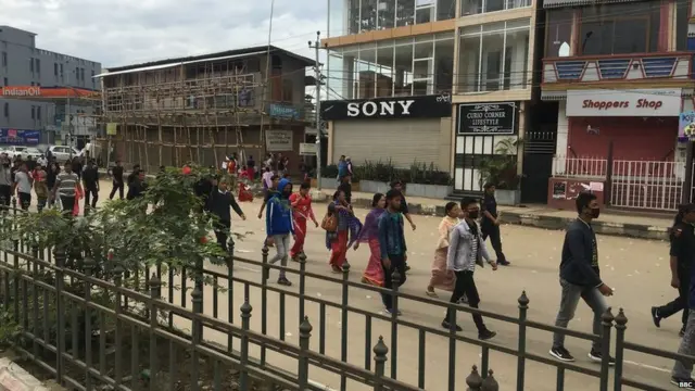 ਇੰਫ਼ਾਲ ਬੰਦ ਦੌਰਾਨ ਵਿਰੋਧ ਪ੍ਰਦਰਸ਼ਨ