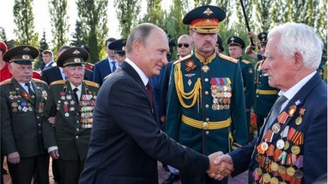 Tổng thống Putin thường xuyên nhắc nhở người Nga về chủ nghĩa anh hùng thời chiến của quốc gia