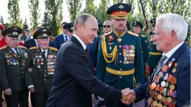 Tổng thống Putin thường xuyên nhắc nhở người Nga về chủ nghĩa anh hùng thời chiến của quốc gia