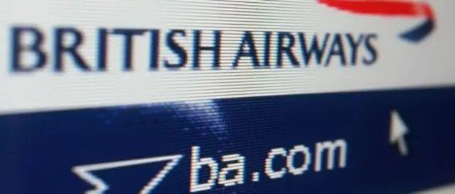 BA said people who booked via its website and app have been affected