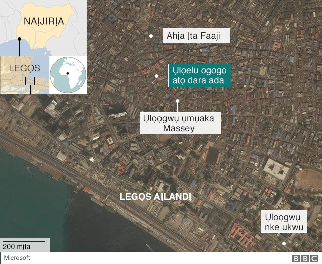 Eserese ebe ụlọelu dakwasara ndị mmadụ na Legọs