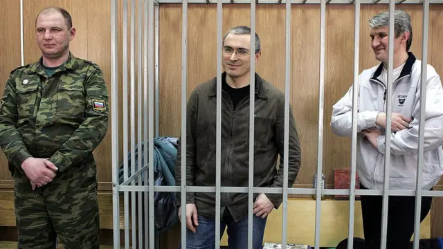 Mikhail Khodorkovsky e Platon Lebedev