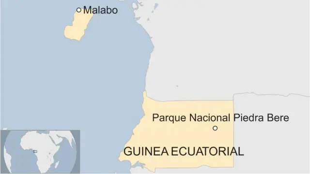 Mapa de Guinea Ecuatorial