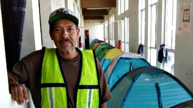 Jesús Mateo Diego. Ya no ve a su familia en Estados Unidos.