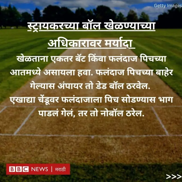 Graphic showing one of the new rules