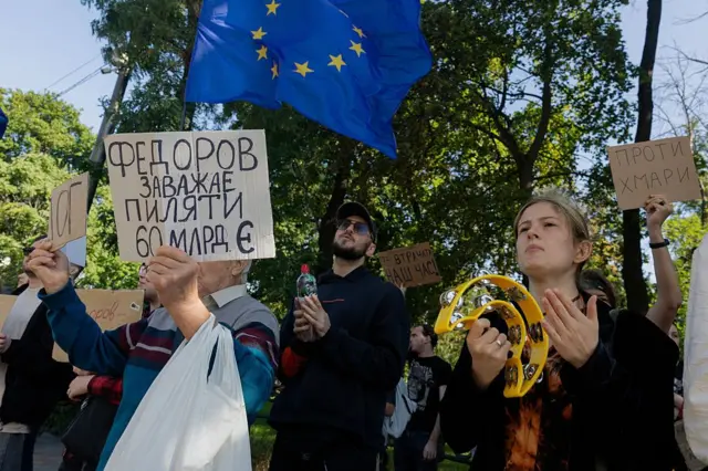 Протест проти відставки Федорова