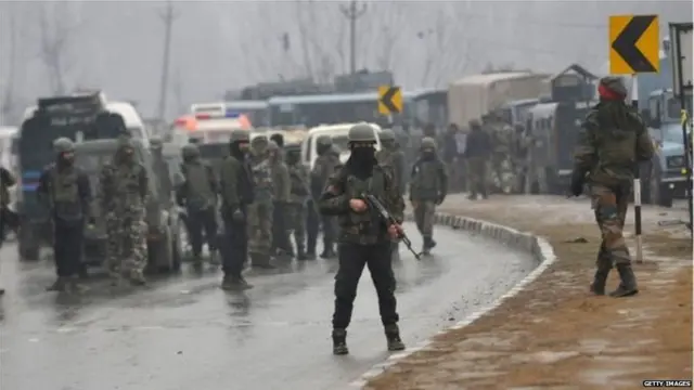 પુલવામા હુમલાની તસવીર